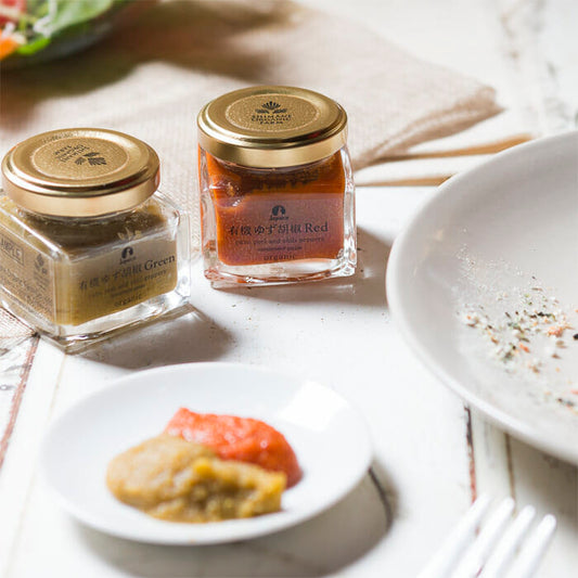 🥫香と刺激の贈り物🥫島根発 ジャパイス オーガニックスパイス3種(ゆず胡椒レッド・グリーン/万能ミックス)