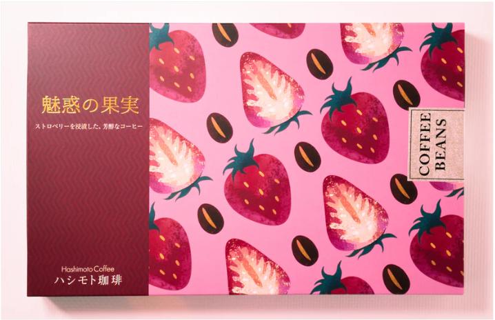 🍓魅惑の果実🍓ストロベリー発酵コーヒー 焙煎豆100g|果実香る希少豆ブレンド