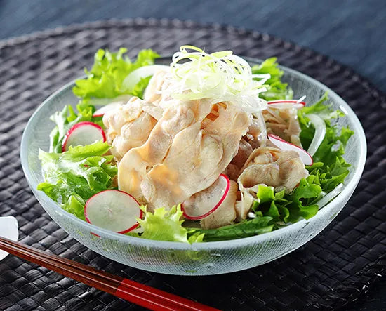 送料無料🍖大山物語🍖ジューシー銘柄鶏のしゃぶしゃぶセット｜大山どりスライス＆白ねぎぽん酢付き