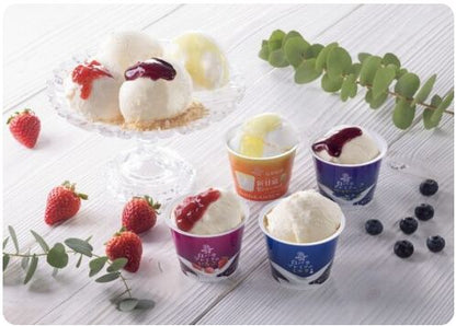 送料無料🍨白バラプレミアム🍨みるく畑 アイス＆シャーベット 8個入｜鳥取県産生乳×新甘泉梨の贅沢詰め合わせセット