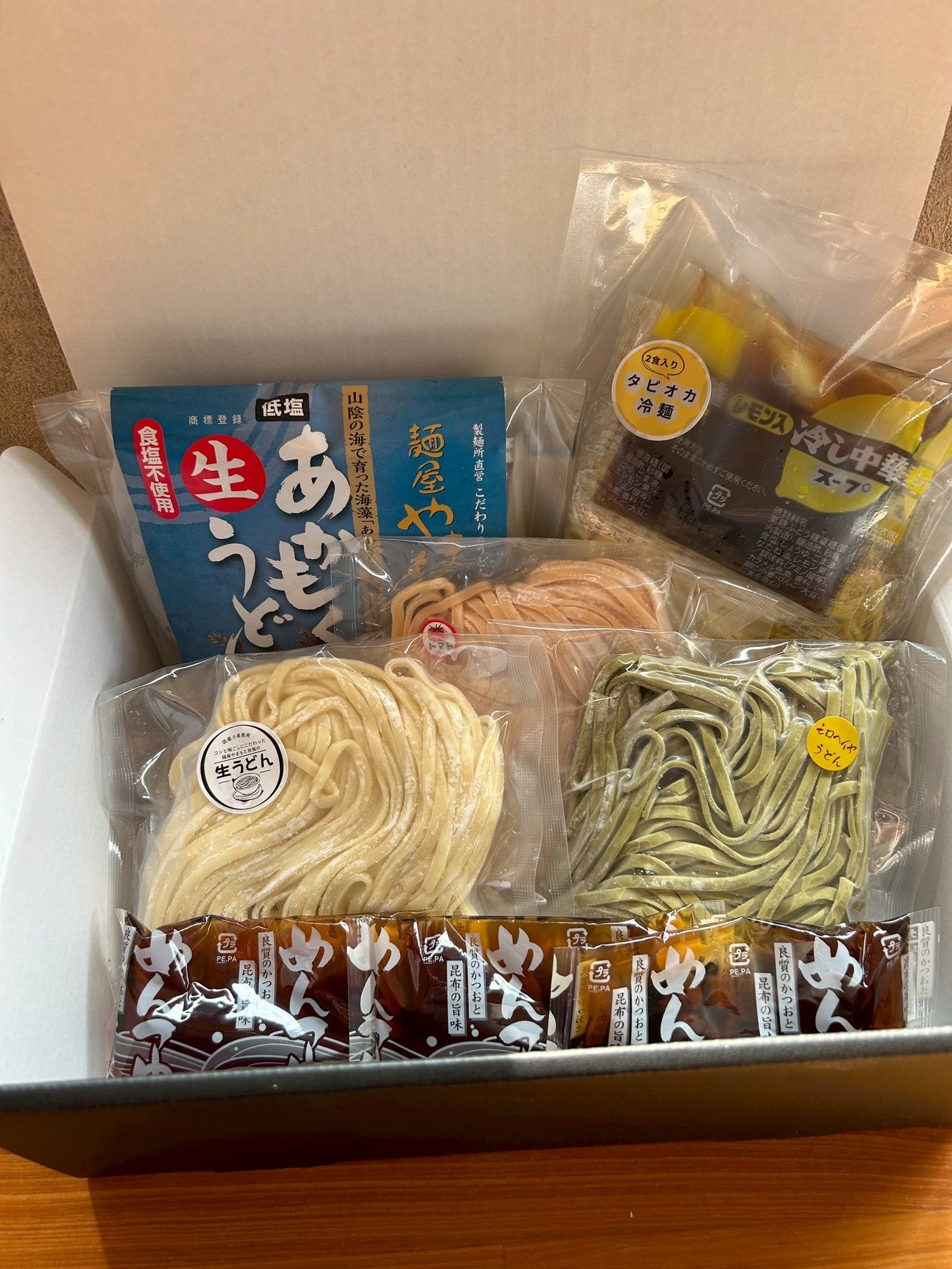 🍜送料無料🍜海藻の旨み あかもくうどん＆冷麺 食べ比べ6食セット（冷・温・詰合せ）