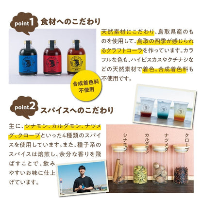 🥤INABACOLAギフトセット🥤クラフトコーラ飲みくらべ 250ml×2本セット｜選べるA・B・Cセット